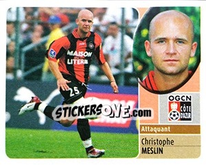 Sticker Christophe Meslin - FOOT 2002-2003 - Panini