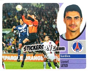 Sticker Lionel Letizi - FOOT 2002-2003 - Panini