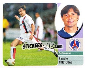 Sticker Parralo Cristobal - FOOT 2002-2003 n. 198 - Panini