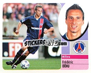 Sticker Frédéric Déhu - FOOT 2002-2003 n. 205a - Panini
