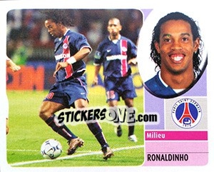 Sticker Ronaldinho - FOOT 2002-2003 n. 206 - Panini