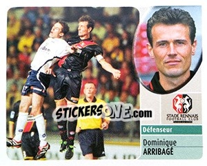 Figurina Dominique Arribagé - FOOT 2002-2003 - Panini