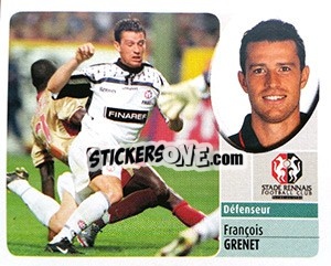 Sticker François Grenet - FOOT 2002-2003 - Panini