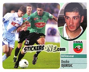 Sticker Dusko Djurisic - FOOT 2002-2003 - Panini