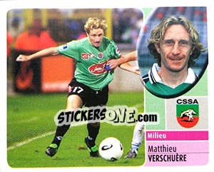 Figurina Matthieu Verschuère - FOOT 2002-2003 - Panini