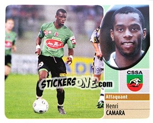 Sticker Henri Camara - FOOT 2002-2003 - Panini