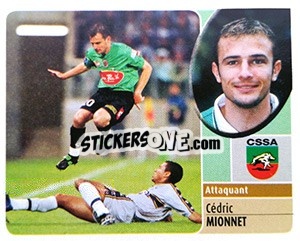 Sticker Cédric Mionnet - FOOT 2002-2003 - Panini
