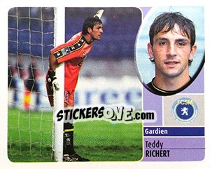 Sticker Teddy Richert - FOOT 2002-2003 - Panini