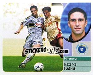 Sticker Maxence Flachez - FOOT 2002-2003 - Panini