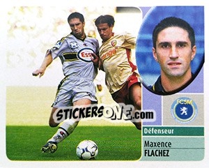 Figurina Maxence Flachez - FOOT 2002-2003 - Panini