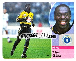 Figurina Wilson Oruma - FOOT 2002-2003 - Panini