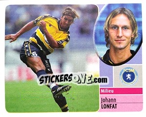 Sticker Johann Lonfat - FOOT 2002-2003 - Panini