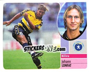 Cromo Johann Lonfat - FOOT 2002-2003 n. 248 - Panini