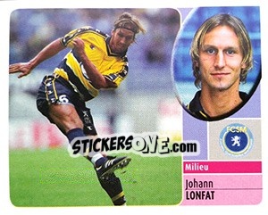 Figurina Johann Lonfat - FOOT 2002-2003 - Panini