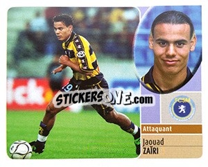 Cromo Jaouad Zaïri - FOOT 2002-2003 n. 252a - Panini