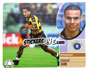 Sticker Jaouad Zaïri - FOOT 2002-2003 - Panini