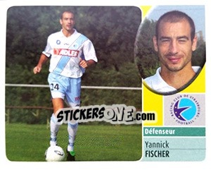 Sticker Yannick Fischer - FOOT 2002-2003 - Panini