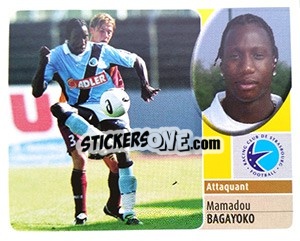 Sticker Mamadou Bagayoko - FOOT 2002-2003 n. 256a - Panini