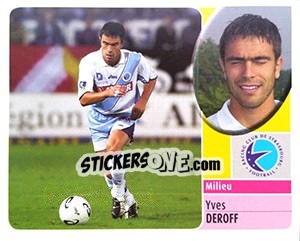 Sticker Yves Deroff - FOOT 2002-2003 - Panini