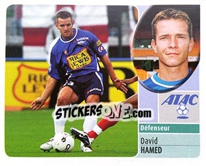 Sticker David Hamed - FOOT 2002-2003 - Panini