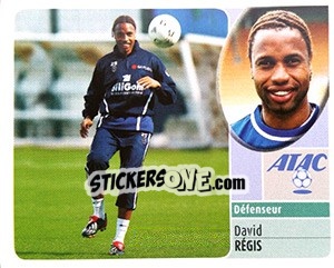 Sticker David Régis - FOOT 2002-2003 - Panini