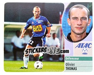 Sticker Olivier Thomas - FOOT 2002-2003 - Panini