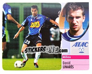 Sticker David Linarès - FOOT 2002-2003 - Panini