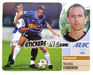 Figurina Nicolas Florentin - FOOT 2002-2003 n. 278a - Panini