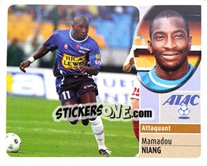 Figurina Mamadou Niang - FOOT 2002-2003 - Panini