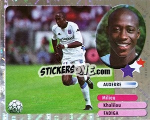 Sticker Khalilou Fadiga - FOOT 2002-2003 - Panini