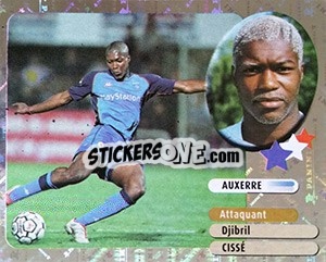 Cromo Djibril Cissé - FOOT 2002-2003 - Panini