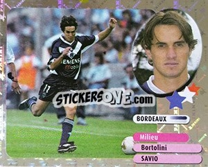 Sticker Bortolini Savio - FOOT 2002-2003 - Panini