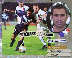 Sticker Pedro Miguel Pauleta - FOOT 2002-2003 - Panini