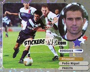 Sticker Pedro Miguel Pauleta - FOOT 2002-2003 n. 288 - Panini