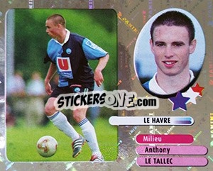 Sticker Anthony Le Tallec - FOOT 2002-2003 n. 289 - Panini