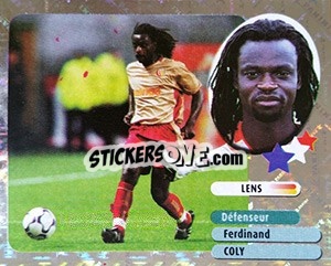 Sticker Ferdinand Coly - FOOT 2002-2003 n. 292 - Panini