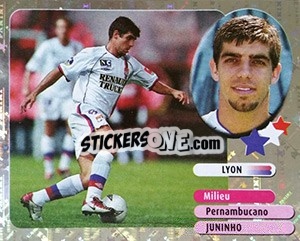 Figurina Pernambucano Juninho - FOOT 2002-2003 - Panini