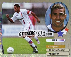Sticker Da Silva (Sonny) Anderson - FOOT 2002-2003 - Panini