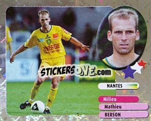 Sticker Mathieu Berson - FOOT 2002-2003 - Panini