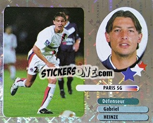 Sticker Gabriel Heinze - FOOT 2002-2003 n. 306 - Panini