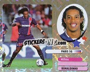 Sticker Ronaldinho - FOOT 2002-2003 n. 308 - Panini