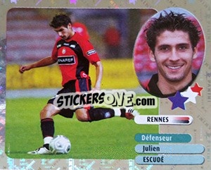 Sticker Julien Escudé - FOOT 2002-2003 n. 310 - Panini