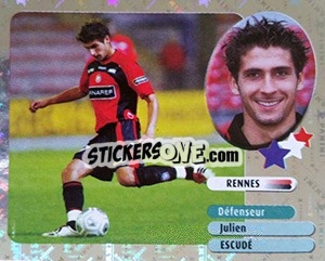 Sticker Julien Escudé - FOOT 2002-2003 - Panini