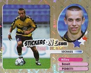 Sticker Benoît Pedretti - FOOT 2002-2003 n. 311 - Panini