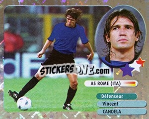 Sticker Vincent Candela - FOOT 2002-2003 - Panini