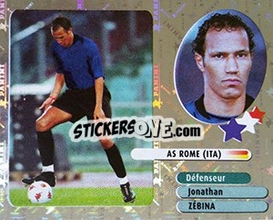 Sticker Jonathan Zébina - FOOT 2002-2003 n. 321 - Panini