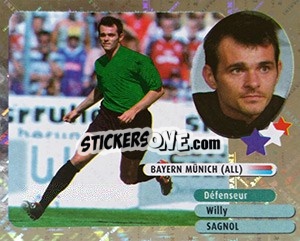 Cromo Willy Sagnol - FOOT 2002-2003 - Panini