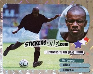 Sticker Lilian Thuram - FOOT 2002-2003 n. 337 - Panini