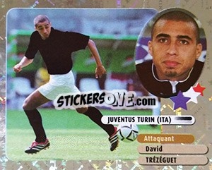 Sticker David Trézéguet - FOOT 2002-2003 n. 338 - Panini