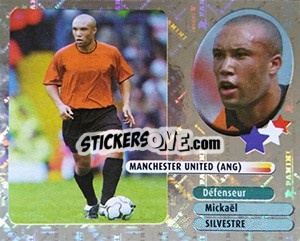 Sticker Mikaël Silvestre - FOOT 2002-2003 - Panini